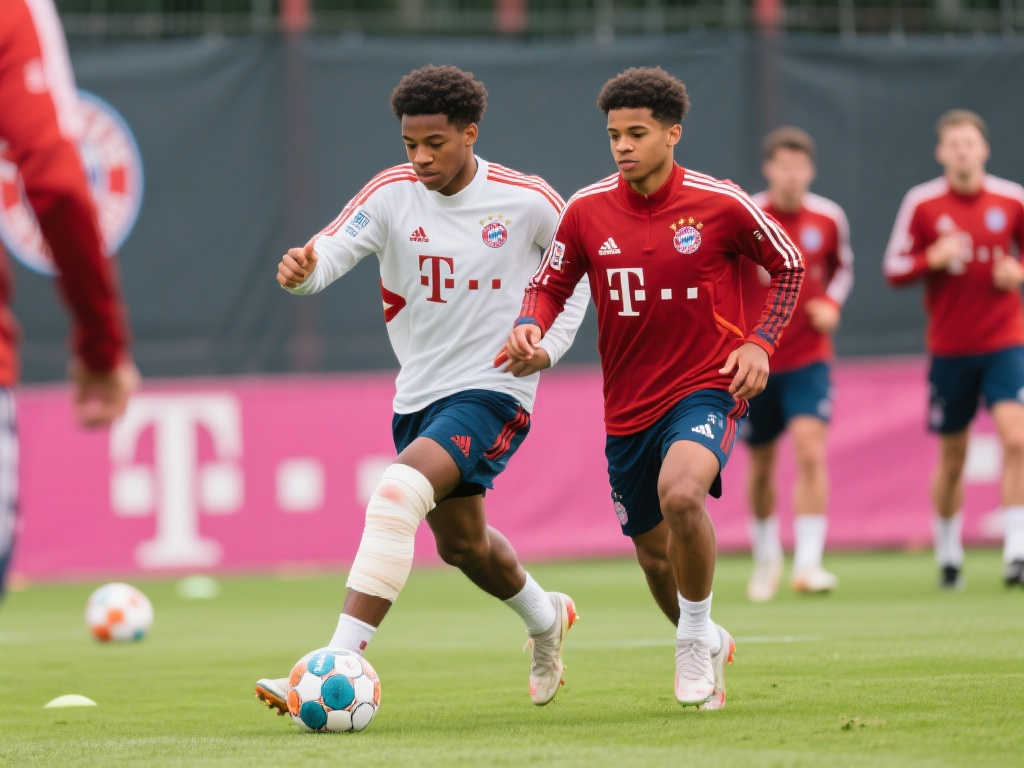 跟队记者:穆西亚拉伤愈复出,首次重返训练场 跟队记者:穆西亚拉伤愈复出,首次重返训练场